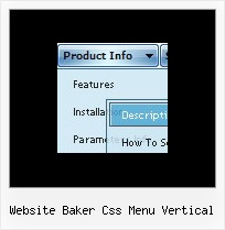 Website Baker Css Menu Vertical Javascript