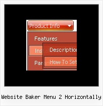 Website Baker Menu 2 Horizontally Dhtml Menu Tuner