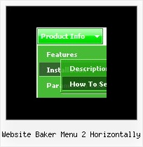 Website Baker Menu 2 Horizontally Drop Down Menus Java Css