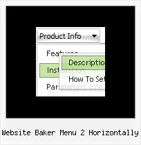 Website Baker Menu 2 Horizontally Change Style Of Dropdown Menus