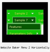 Website Baker Menu 2 Horizontally Xp Menu Style In Dhtml