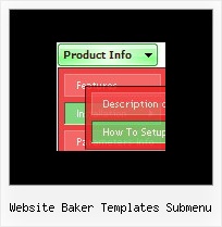 Website Baker Templates Submenu Menu List Javascript