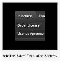 Website Baker Templates Submenu Html Menu Submenu Sample