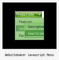 Websitebaker Javascript Menu Rollover Menu Script