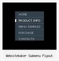 Websitebaker Submenu Flyout Collapsible Java Menus