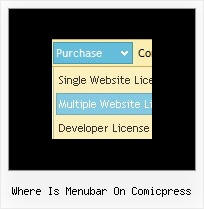 Where Is Menubar On Comicpress Menu Popup Or Pop Up Javascript Or Dhtml