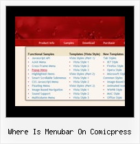 Where Is Menubar On Comicpress 3d Menu Bar Icons