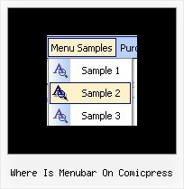 Where Is Menubar On Comicpress Dhtml Cascading Menu Onmouseover