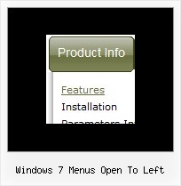 Windows 7 Menus Open To Left Javascript Collapsing Layers
