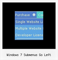 Windows 7 Submenus Go Left Javascript Dropdown Navigation