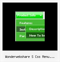Wonderwebshare S Css Menu Generator Slide In Menu Codes