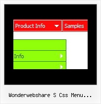 Wonderwebshare S Css Menu Generator Simple Javascript Layer Menu