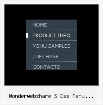 Wonderwebshare S Css Menu Generator Dynamic Menu