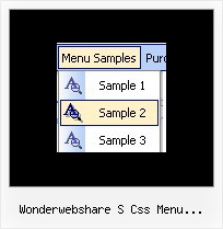 Wonderwebshare S Css Menu Generator Script Tab Menu