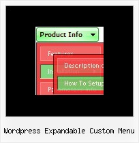 Wordpress Expandable Custom Menu Crear Menus En Html
