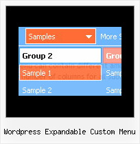 Wordpress Expandable Custom Menu Vertical Expand Menu Javascript