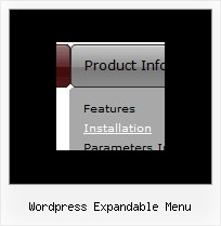 Wordpress Expandable Menu Web Scroll Menu Javascript
