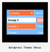Wordpress Themes Menus Sliding Menu Java Script