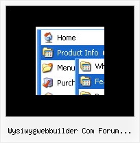 Wysiwygwebbuilder Com Forum Navigationbar Multilevel Dynamic Html Drop Down