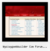 Wysiwygwebbuilder Com Forum Navigationbar Multilevel Javascript Floating Menu Script