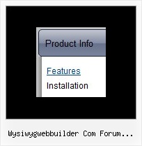 Wysiwygwebbuilder Com Forum Navigationbar Multilevel Cascading Vertical Menu