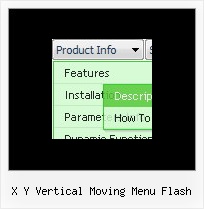 X Y Vertical Moving Menu Flash Tree Java Script