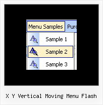 X Y Vertical Moving Menu Flash Menu Vertical Js