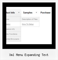 Xml Menu Expanding Text Cool Html Tabs