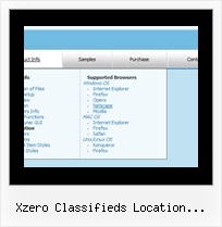 Xzero Classifieds Location Collapse Popmenu In Fireworks