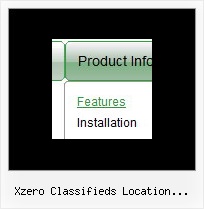 Xzero Classifieds Location Collapse Cool Menu Horizontal