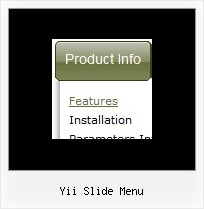 Yii Slide Menu Animated Expand Dhtml Menu