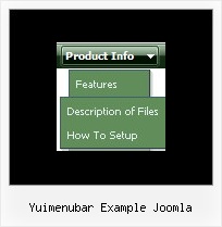 Yuimenubar Example Joomla Web Bar Images