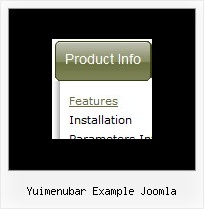 Yuimenubar Example Joomla Web Menu Graphics