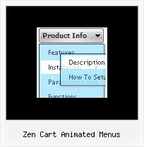 Zen Cart Animated Menus Sliding Menu Dhtml