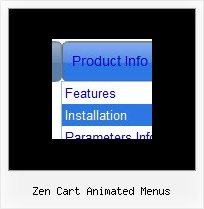 Zen Cart Animated Menus Button Menu