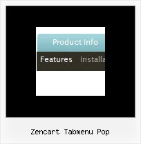 Zencart Tabmenu Pop Javascript Expanding Animated Menu