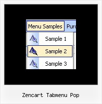 Zencart Tabmenu Pop Html Tab Javascript Shadow