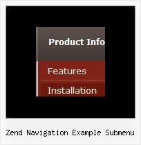 Zend Navigation Example Submenu Javascript Dynamic Drop Down