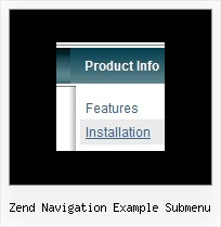 Zend Navigation Example Submenu Javascript Movable Menu