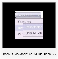 Absoult Javascript Slide Menu Tamplate Javascript Creating Dropdown Navigation Bar