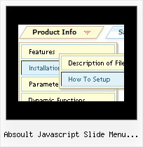 Absoult Javascript Slide Menu Tamplate Net Dynamic Popup Menu