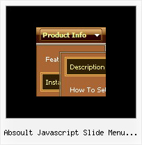 Absoult Javascript Slide Menu Tamplate Dynamic Menu Generator