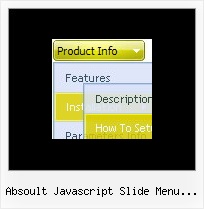 Absoult Javascript Slide Menu Tamplate Populate Drop Down Menu