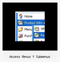 Access Menus Y Submenus Deroulant