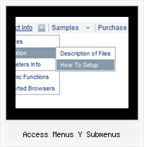 Access Menus Y Submenus Dhtml Menu Horizontal