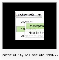 Accessibility Collapsible Menu Javascript Javascript Top Menu