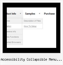 Accessibility Collapsible Menu Javascript Fade Javascript Menu