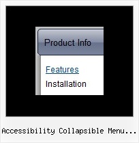 Accessibility Collapsible Menu Javascript Dhtml Popup Menu Effects
