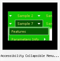 Accessibility Collapsible Menu Javascript Javascript Hide Icons