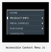 Accessible Context Menu Js Menu Vertical Scroll Down